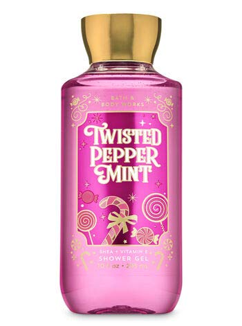 Product Cover Bath & Body Works Shea & Vitamin E Shower Gel Twisted Peppermint
