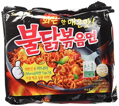 Product Cover New Samyang Ramen/Spicy Chicken Roasted Noodles, 4.93 oz (Pack of 5)