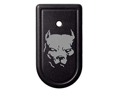 Product Cover NDZ Performance Magazine Base Plate for Springfield XDs 9mm .45 Black - Dog Pitbull
