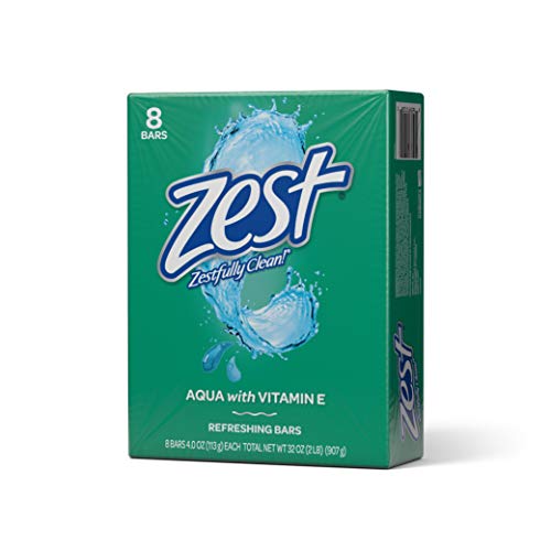 Product Cover Zest Bar Bath Soap - Aqua (4 Ounce, 8 Bars)