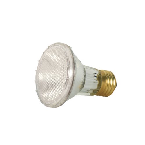 Product Cover Satco S2267 39 Watt (50 Watt) 530 Lumens PAR20 Halogen Narrow Flood 34 Degrees Clear Light Bulb, 2-Pack