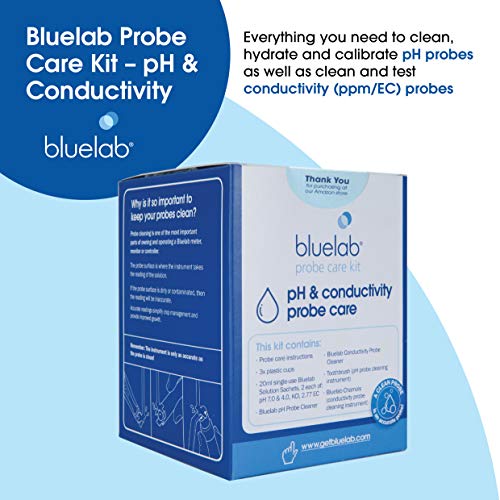 Product Cover Bluelab CAREKITPHCON Probe Care Kit for pH and Conducitivty Probes, Cleaning and Storage