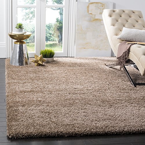 Product Cover Safavieh Milan Shag Collection SG180-1414 Dark Beige Area Rug (3' x 5')