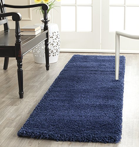 Product Cover Safavieh Milan Shag Collection SG180-7070 Navy Area Rug (2' x 4')