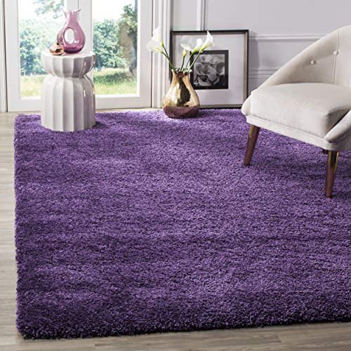 Product Cover Safavieh Milan Shag Collection SG180-7373 Purple Area Rug (3' x 5')