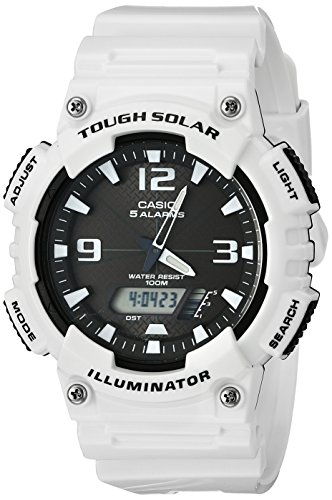 Product Cover Casio Men's AQ-S810WC-7AVCF Analog-Digital Display Quartz White Watch