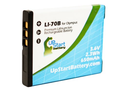 Product Cover Replacement LI-70B Battery for Olympus VG-160, VG-150, VG-120, D-745, VG-130, VG-110, X-990, X-940, VG-140, D-700, FE-4020, D-715, FE-4040, FE-5040, D-705, VG-145, D-710, 202415 Digital Cameras - Upstart Battery