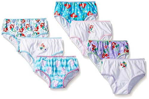 Product Cover Disney Big Girls Ariel 7 Piece Pack Panty, Assorted, 6