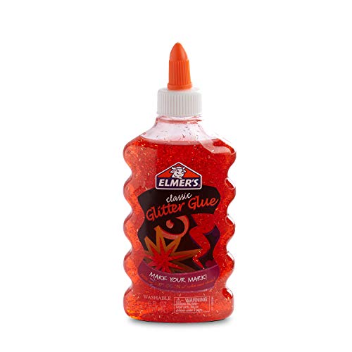 Product Cover Elmer's Liquid Glitter Glue, Washable, Red, 6 Ounces, 1 Count - Great For Making Slime