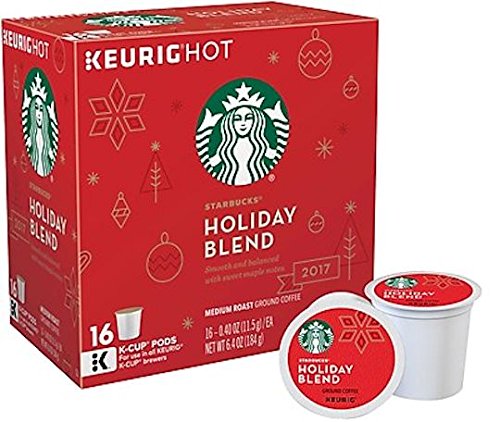 Product Cover 2018 Starbucks Holiday Blend Coffee, Keurig K-Cups, 16 Count