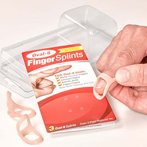 Product Cover Oval-8 Finger Splint Graduated Set - Sizes 4, 5, 6