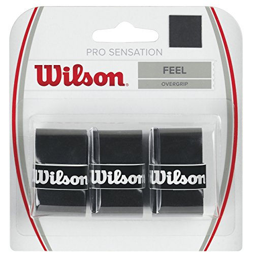 Product Cover Wilson Sensation Pro Tennis Racquet Over Grip, Black