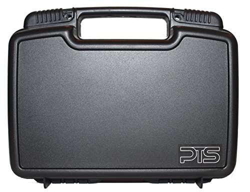 Product Cover Single Pistol Case - Premium Hard Plastic Gun Cases - Fits Full Size Handgun - Great for Transport in Car - Fits Most Glock, Smith and Wesson (S&W), Ruger, Colt, Beretta (Case Without Cable Lock)