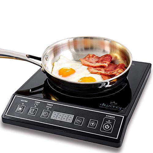 Product Cover Duxtop 1800W Portable Induction Cooktop Countertop Burner, Black