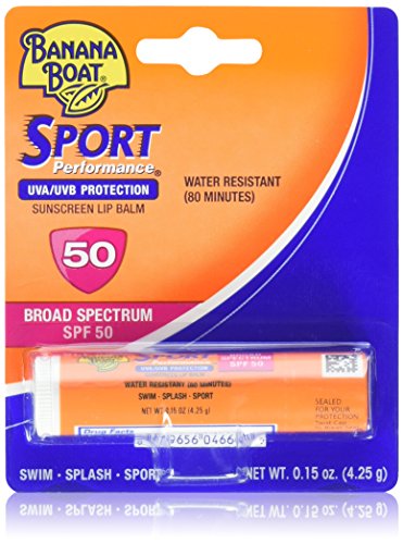 Product Cover Banana Boat Spf#50 Sport Lip Balm 0.15 Ounce (4.4ml) (3 Pack)