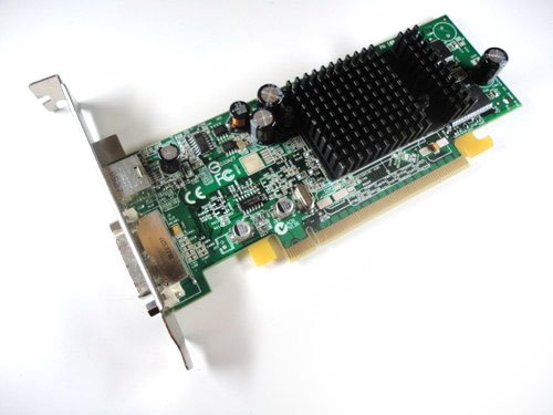 Product Cover Genuine Dell ATI Radeon X600 128MB PCI-E S-Video DVI PCI-E PCI-Express x16 Full-Height Video Graphics Card Compatible Part Numbers: CD453, FD072 Compatible Model Numbers: 109-A26030-01, 102A2604400