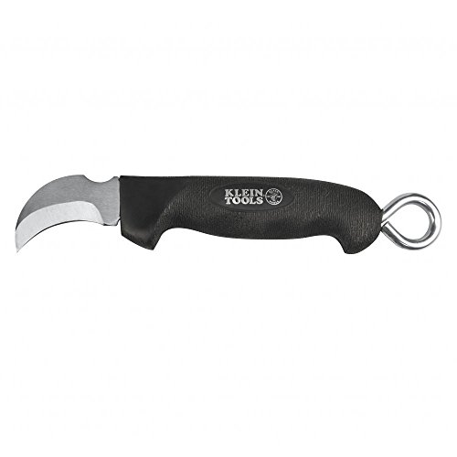 Product Cover Klein Tools 1580-3 Skinning Knife, Ergnomic Handle With Oversized Ring, 2-Inch Fixed Klein Kurve Blade