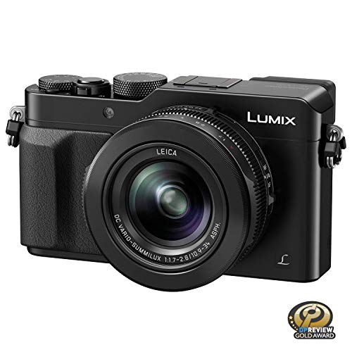 Product Cover PANASONIC LUMIX LX100 4K Point and Shoot Camera, 3.1X LEICA DC Vario-SUMMILUX F1.7-2.8 Lens with Power O.I.S., 12.8 Megapixel, DMC-LX100K (USA BLACK)