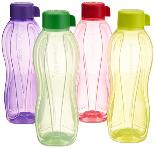 Product Cover Tupperware Aquasafe Water Bottle Set, 1 Litre, Set of 4