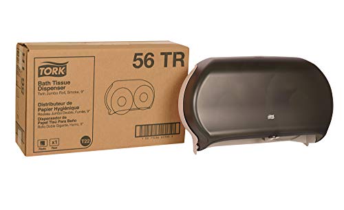 Product Cover Tork 56TR Twin Jumbo Bath Tissue Roll Dispenser, 9