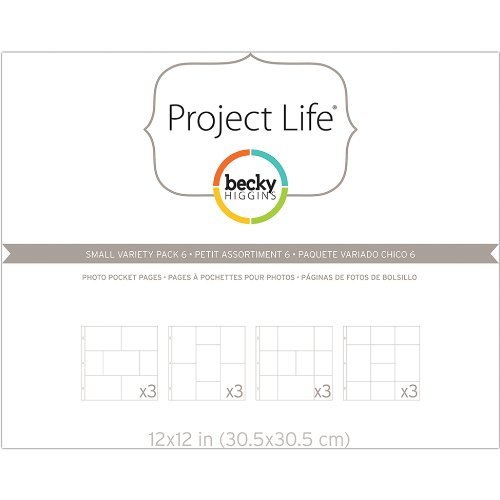 Product Cover Project Life Page Protectors 12/Pkg-Small Variety Pack 6
