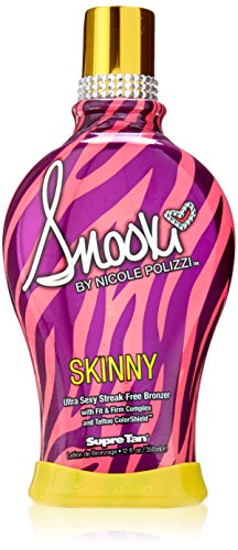 Product Cover Supre Snooki Skinny Streak Free Bronzer Tanning Lotion, 12 Fluid Ounce