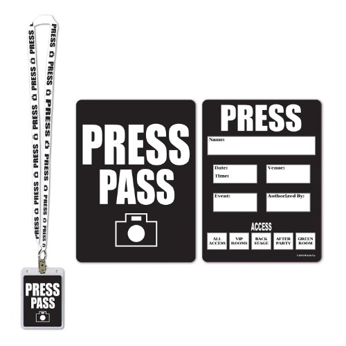 Product Cover Beistle 57879 Press Party Pass, 25-Inch