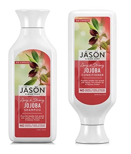 Product Cover Jason Long & Strong Jojoba Pure Natural Shampoo and Conditioner Duo - 16 oz