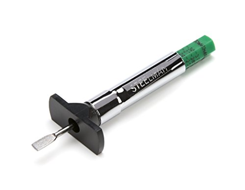 Product Cover Steelman Color Coded Tread Depth Gauge, Quickly Identifies Amount of Tread on Tires, Reads in MM and 32nds