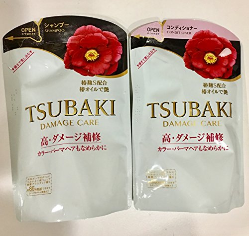 Product Cover Shiseido TSUBAKI - DAMAGE CARE REFILLS (Shampoo and Conditioner) 345ml