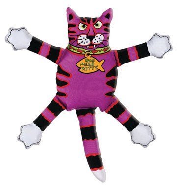 Product Cover Fat Cat Squeak Dog Toy Terrible Nasty Scaries Assorted Styles