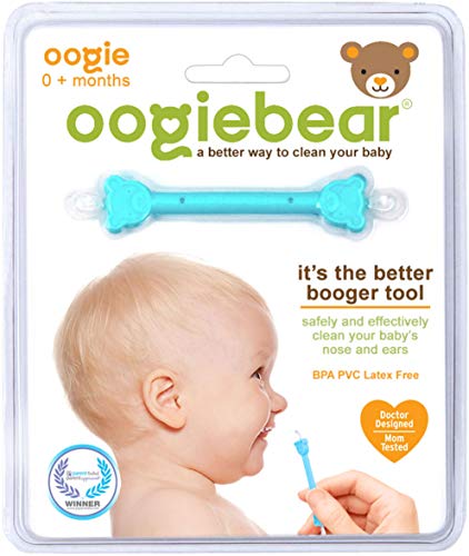 Product Cover oogiebear - The Safe Baby Nasal Booger and Ear Cleaner; Baby Shower and Registry Essential Snot Removal Tool - 1 Count