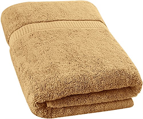 Product Cover Utopia Towels Extra Large Bath Towel (35 x 70 Inches) - Luxury Bath Sheet, Beige