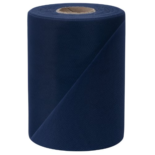 Product Cover Falk Fabrics Tulle Spool, 6-Inch by 100-Yard, Navy