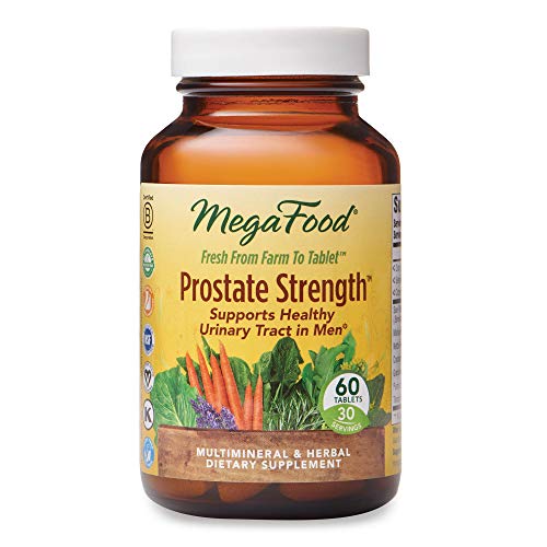 Product Cover MegaFood, Prostate Strength, Supports Healthy Urinary Function in Men, Multimineral and Herbal Supplement, Vegan, 60 Tablets (30 Servings) (FFP)