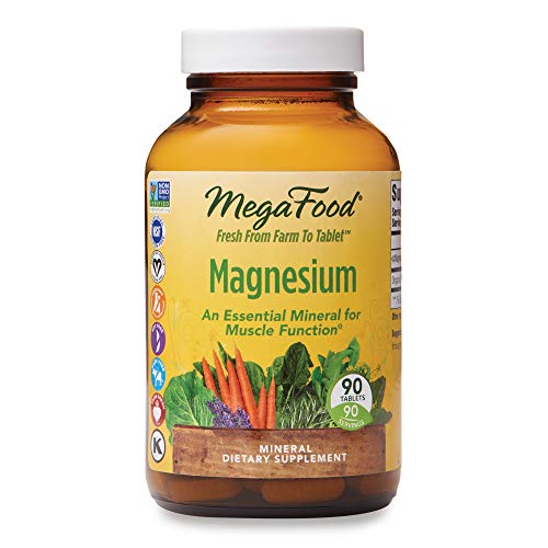Product Cover MegaFood, Magnesium, Helps Maintain Nerve and Muscle Function, Essential Mineral Dietary Supplement, Gluten Free, Vegan, 90 Tablets (90 Servings) (FFP)