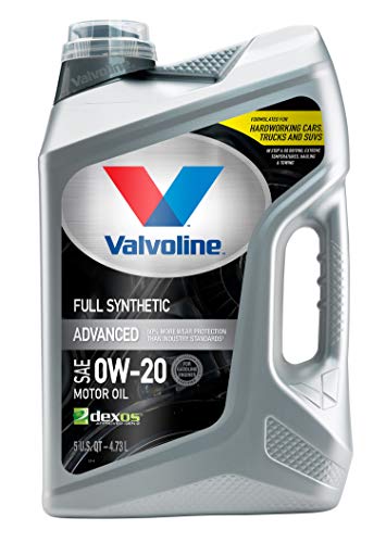 Product Cover Valvoline  Advanced Full Synthetic SAE 0W-20 Motor Oil 5 QT