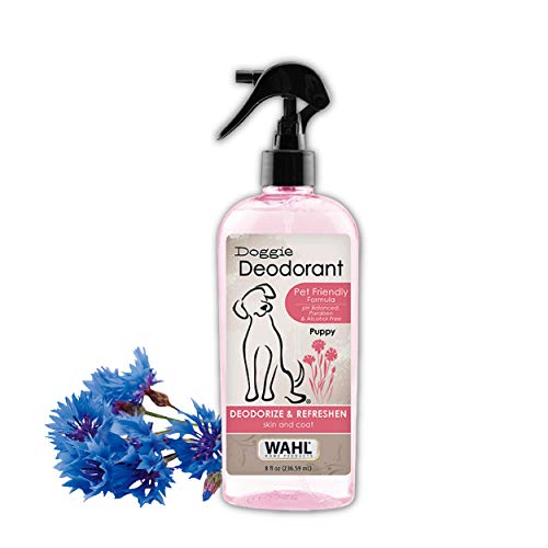 Product Cover Wahl Cornflower Aloe Pet Deodorant for Dogs & Puppies - Clean Fresh Smell for Refreshing & Deodorizing - 8 Oz