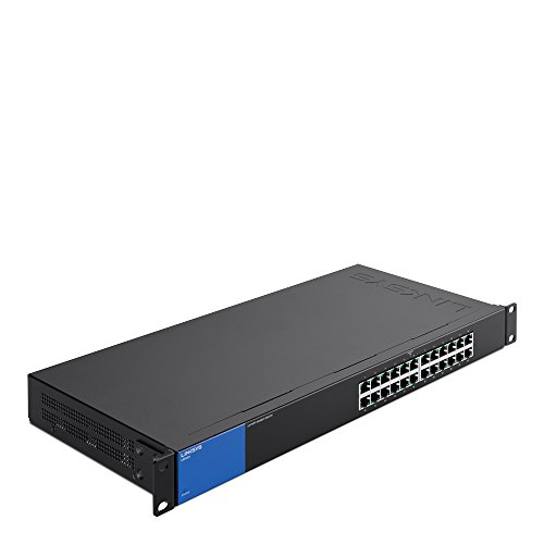 Product Cover Linksys Business LGS124 24-Port Rackmount Gigabit Ethernet Unmanaged Network Switch I Metal Enclosure