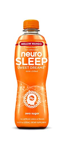 Product Cover Neuro SLEEP Mellow Mango, (Zero Sugar, 0 Calorie), 14.5 Fl Oz, Pack of 12