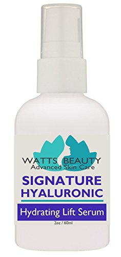 Product Cover Watts Beauty Signature 100% Pure Hyaluronic Acid Wrinkle Serum - Best Hyaluronic Acid for Face - No Parabens - Perfect Plumping Moisturizer for Wrinkles, Fine Lines, Dry, Aging Skin 2oz