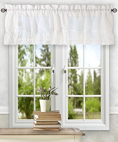 Product Cover Ellis Curtain Stacey Ruffled Filler Valance, 54