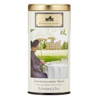 Product Cover Republic of Tea Downton Abbey Estate Blend Classic Black Earl Grey Black Tea with Vanilla 36 Tea Bags