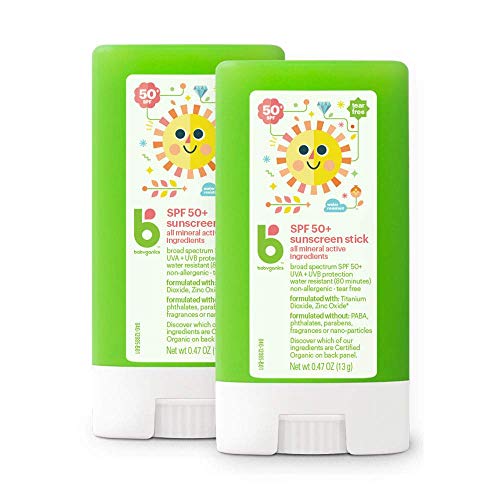 Product Cover Babyganics Sunscreen Stick 50 SPF, .47oz, 2 Pack, Packaging May Vary
