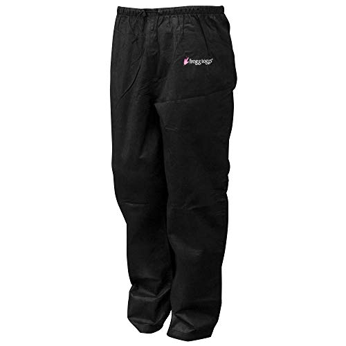 Product Cover Frogg Toggs Pro Action Water-Resistant Rain Pant, Women's, Black, Size X-Large