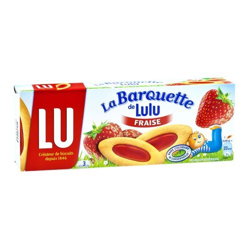 Product Cover French Cookies LU Barquettes Strawberry