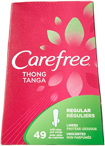 Product Cover Carefree Thong Pantiliners-Unscented-49 ct (Pack of 3)