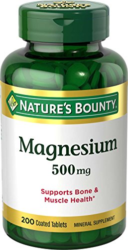 Product Cover Nature's Bounty Magnesium 500 mg, 200 Tablets