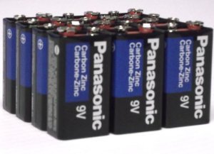 Product Cover 24 Pack Wholesale Lot Panasonic Super Heavy Duty 9V Batteries