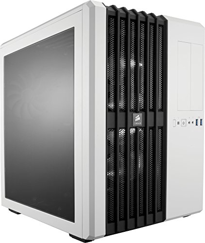 Product Cover Corsair CC-9011048-WW Carbide Series Air 540 Windowed ATX High Airflow Cube Performance Computer Case with White LED Fan - Arctic White